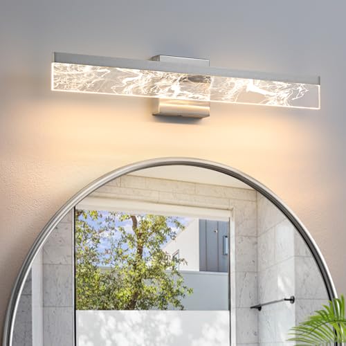 Brushed Nickel Vanity Light for Bathroom
