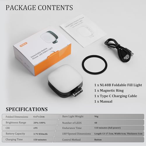 Magnetic Selfie Light Compatible with MagSafe for iPhone