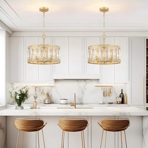 Gold Crystal Chandelier