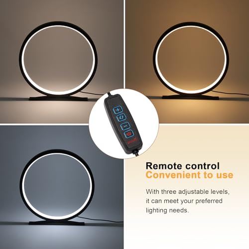 Black Circle Table Lamp