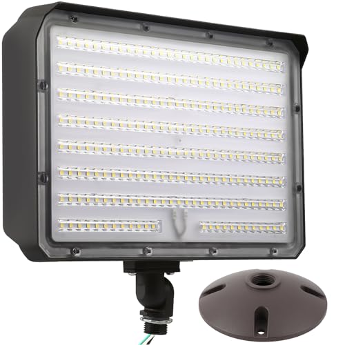 150W Outdoor LED Flood Light Dusk to Dawn with Knuckle