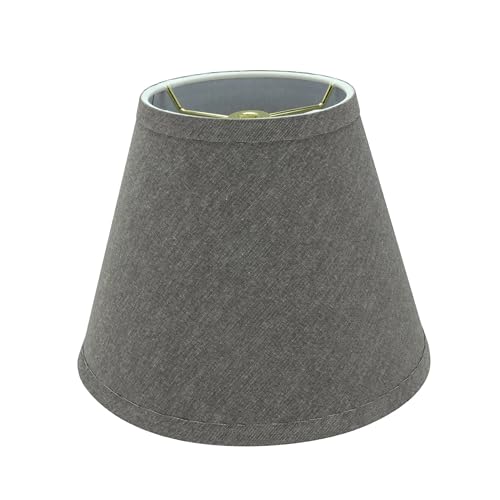 32425A Transitional Hardback Empire Shape Spider Construction Lamp Shade in Grey