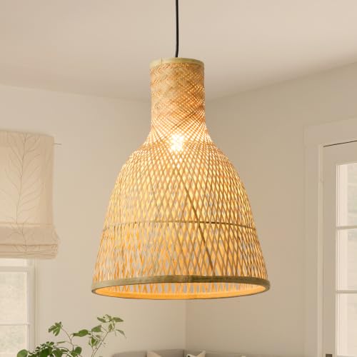 Natural Bamboo Pendant Light