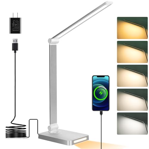 LED Desk Lamp with USB Ports