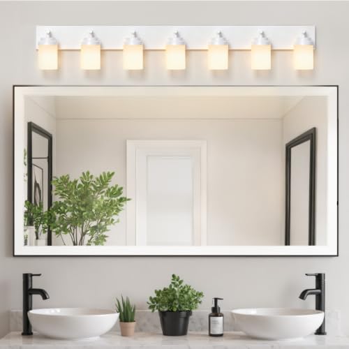 Bathroom Light Fixture White