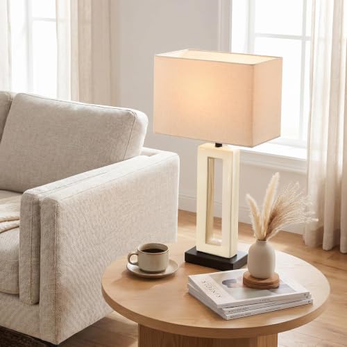 22" Modern Ceramic Table Lamps Set of 2 (2 Count)