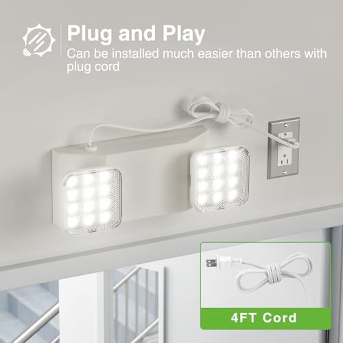 12 Pack Led Emergency Lights with Square Head (12 Count)