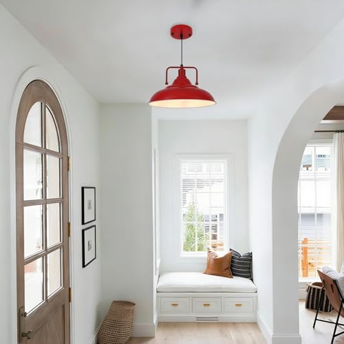 Red Pendant Lights Kitchen Island