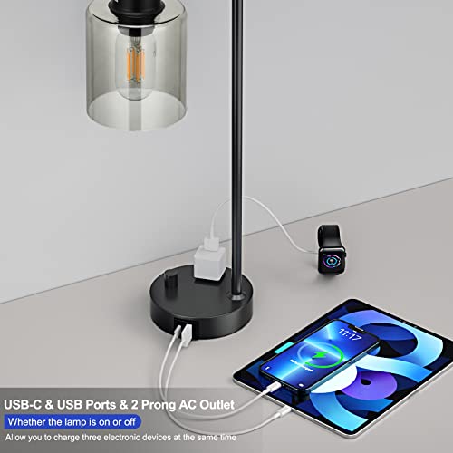 Industrial Bedside Desk Lamps for Bedroom