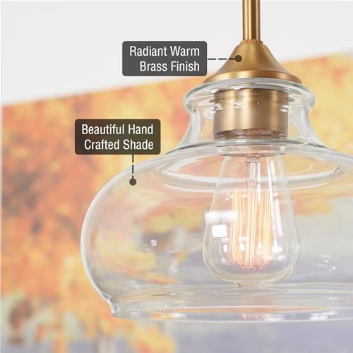 Harlow 9" Modern Schoolhouse Pendant Light for Ktichen Island