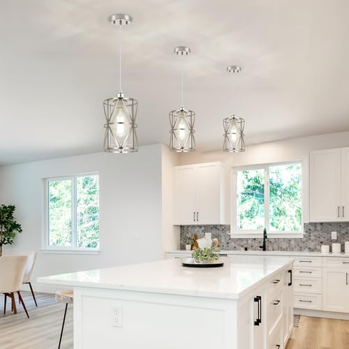 Brushed Nickel Pendant Lights Kitchen Island