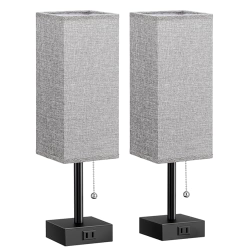 Bedside Lamp for Bedroom Set of 2 (2 Count)