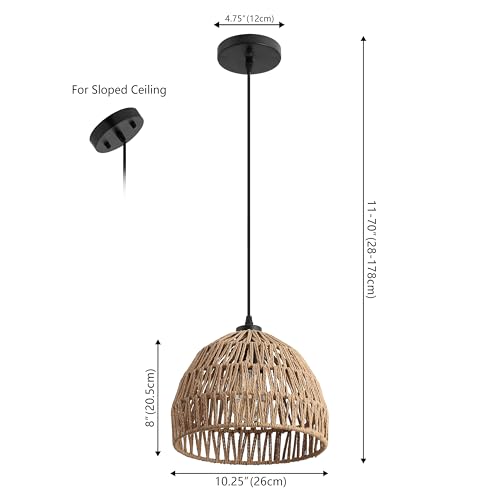 Campana 1 Light Pendant Dome Ceiling Lamp