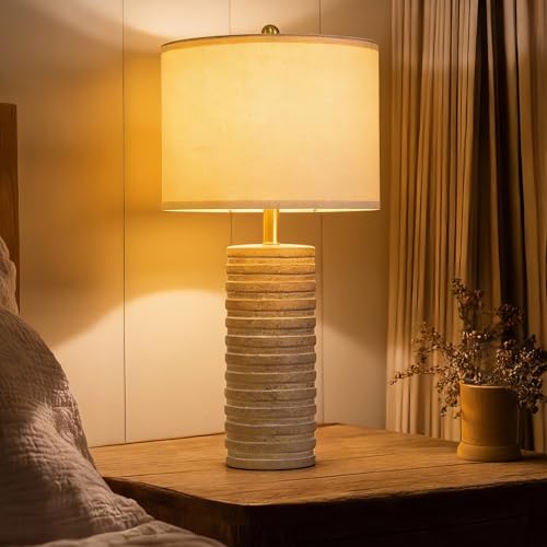 27'' Farmhouse Table Lamps Set of 2 for Living Room (2 Count)