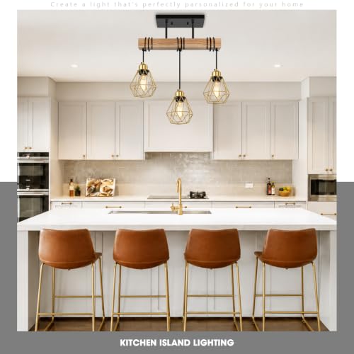 3 Lights Dining Room Light Fixture Over Table