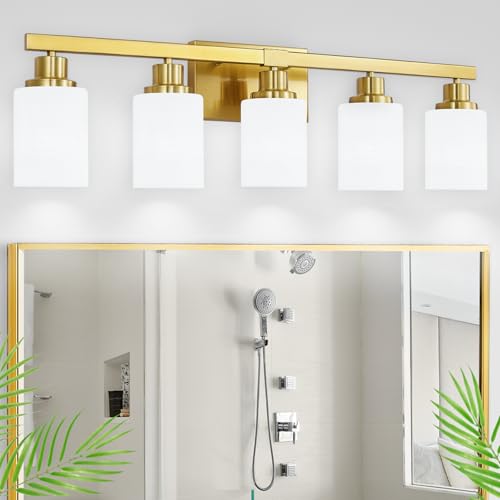 Gold Bathroom Light Fixtures 5