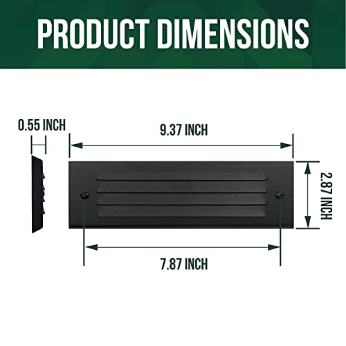 Low Voltage Lengthened LED Step Lights (6 Count)