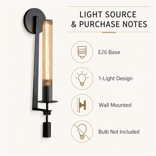 Black Wall Sconce