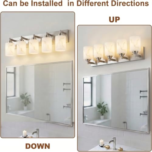 5 Light Bathroom Light Fixture