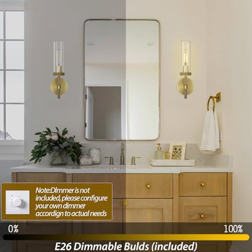 Knurled Brass Wall Sconces Indoors