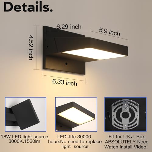Outdoor House Lights Wall Mount for Porch