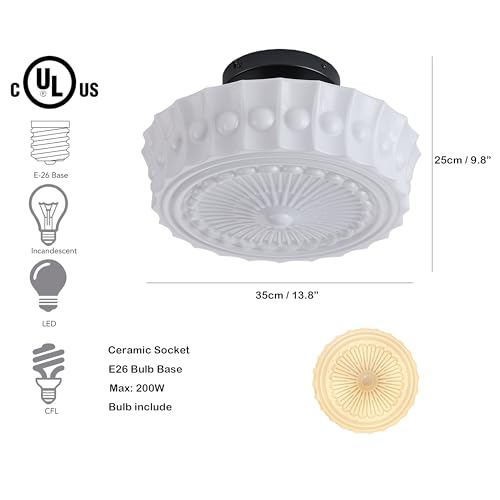 Schoolhouse Ceiling Light Fixture