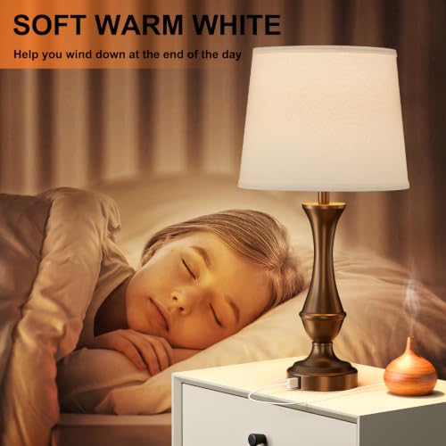 Touch Lamps for Nightstand (2 Count)