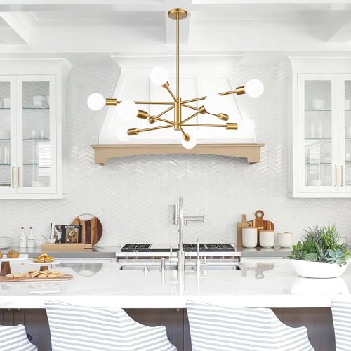 11" 52" Height Adjustable Sputnik Chandeliers Dining Room Light Fixture