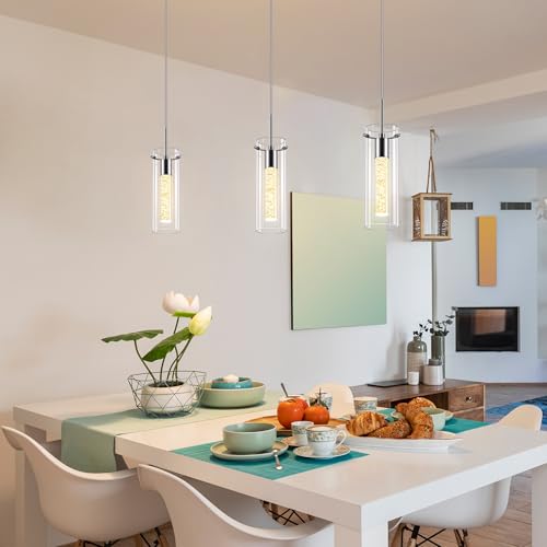 Nickel Pendant Ceiling Light Fixture (3 Count)