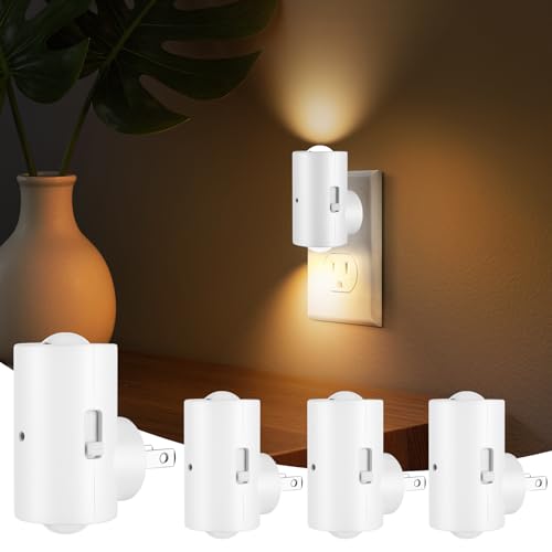 LED Night Lights Plug into Wall (4 Count)