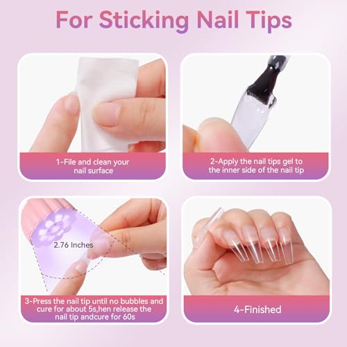 Gooseneck UV LED Nail Lamp for Nail Tips Builder Gel