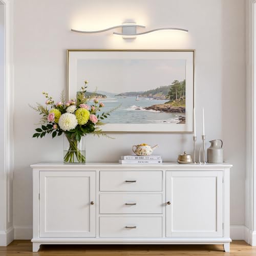 Nickel LED Bathroom Vanity Lights