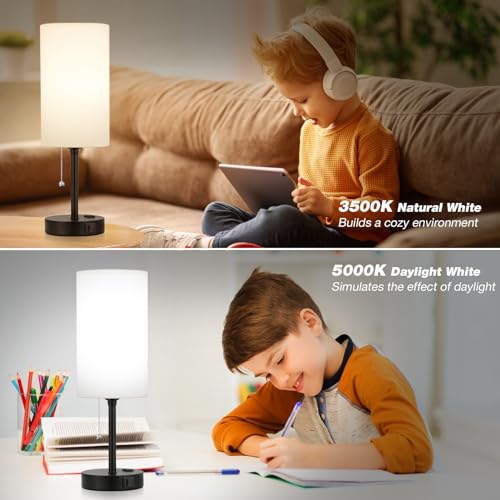 17" Bedside Lamp for Bedroom
