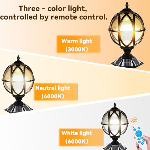 Solar Remote Post Lights for Outdoor