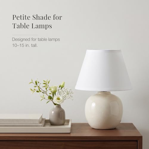 White Empire Lamp Shades Set of 2 (2 Count)