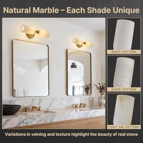 14" Alabaster Wall Sconces Set of 2 (2 Count)