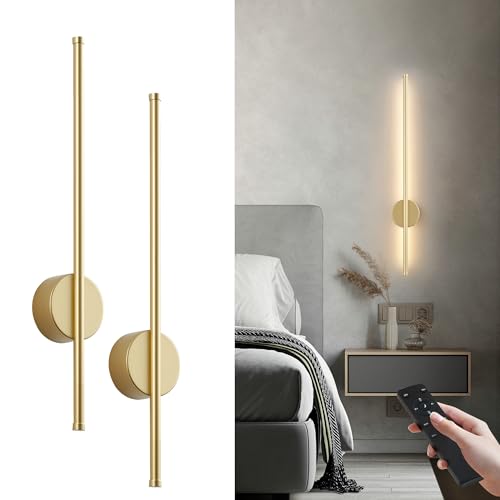 Battery Operated Modern Wall Sconce Set of Two (2 Count)