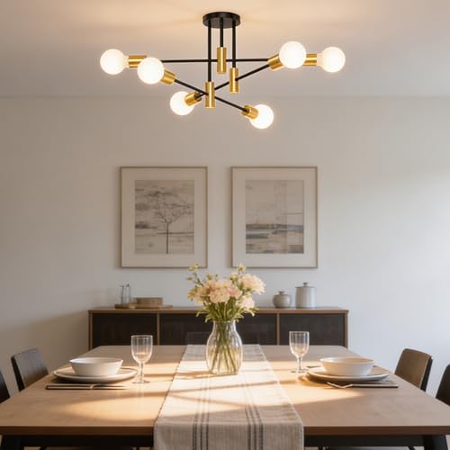 Modern Sputnik Chandelier