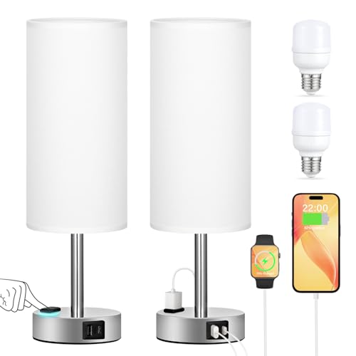 Touch Bedside Table Lamps Set of 2 (2 Count)
