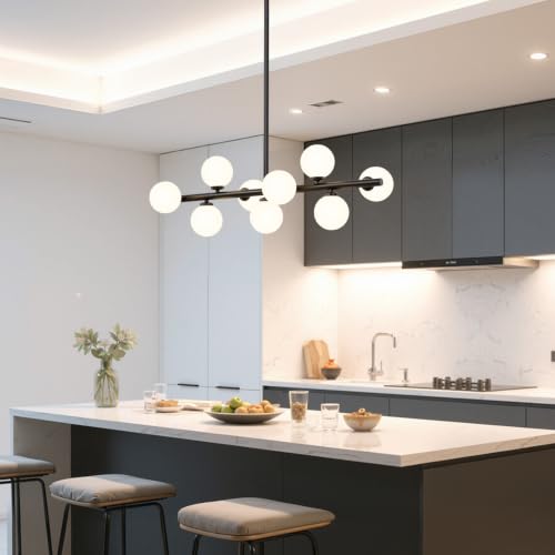 Mid Century Modern Sputnik Chandeliers