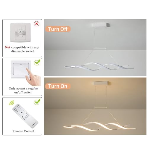 28W Dimmable LED Pendant Light
