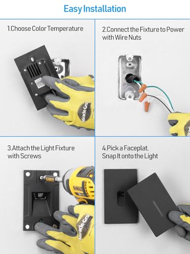 6 Pack 5CCT LED Step Light