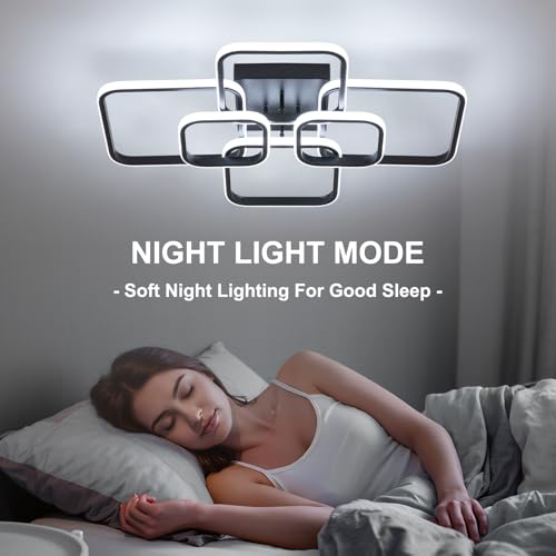 31.5" Modern LED Ceiling Light 6