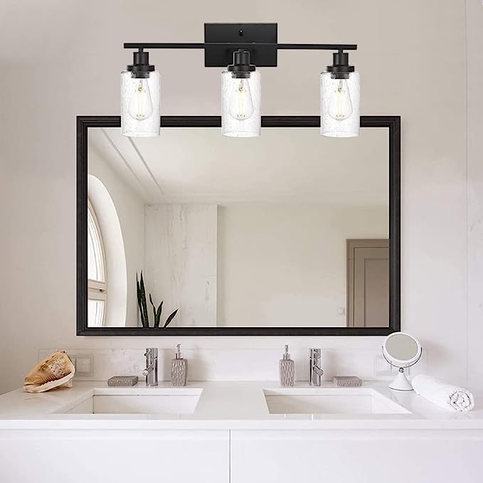 3 Pack Seeded Glass Lamp Shade Replacements (3 Count)