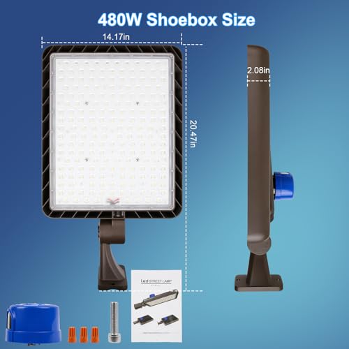 480W LED Parking Lot Light