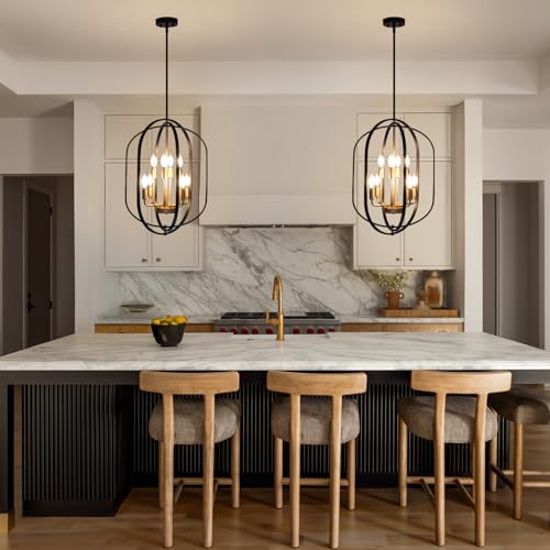 Black and Gold Chandelier for Dining Room