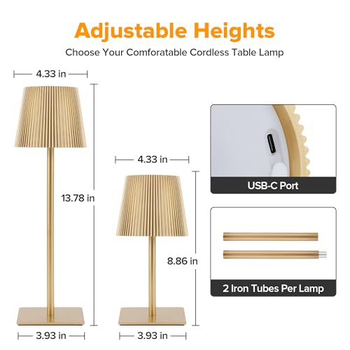 4 Pack Cordless Table Lamp (4 Count)