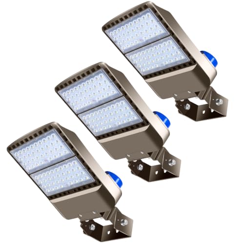 200W LED Parking Lot Light Trunnion Mount 30000LM 5000K 3Pack (3 Count)