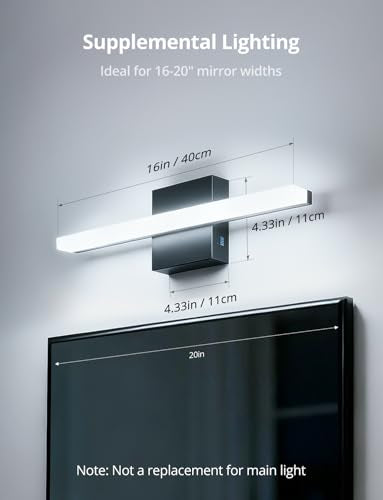 Bathroom Light Fixture Over Mirror (2 Count)