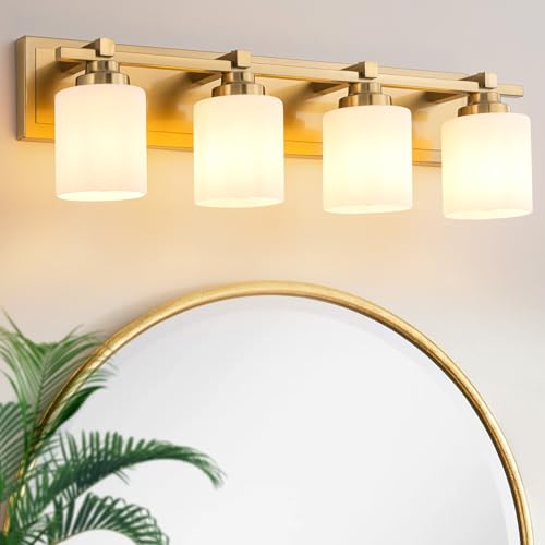Modern Bathroom Light Fixtures Over Mirror (4 Count)